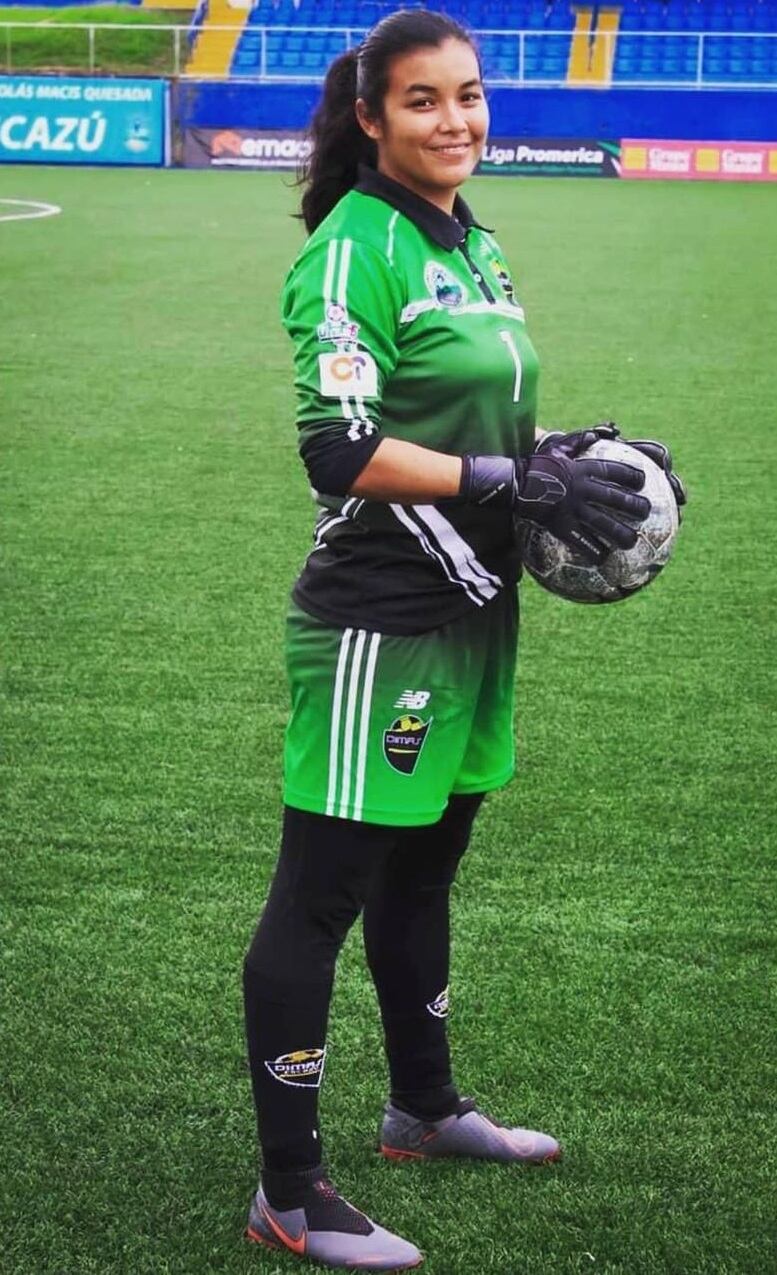 Celina Arteaga, portera de Dimas Escazú. Cortesía.