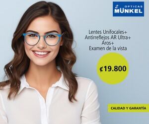 Aproveche esta oferta de Ópticas Münkel y consiga anteojos nuevos por menos de 20 mil colones.