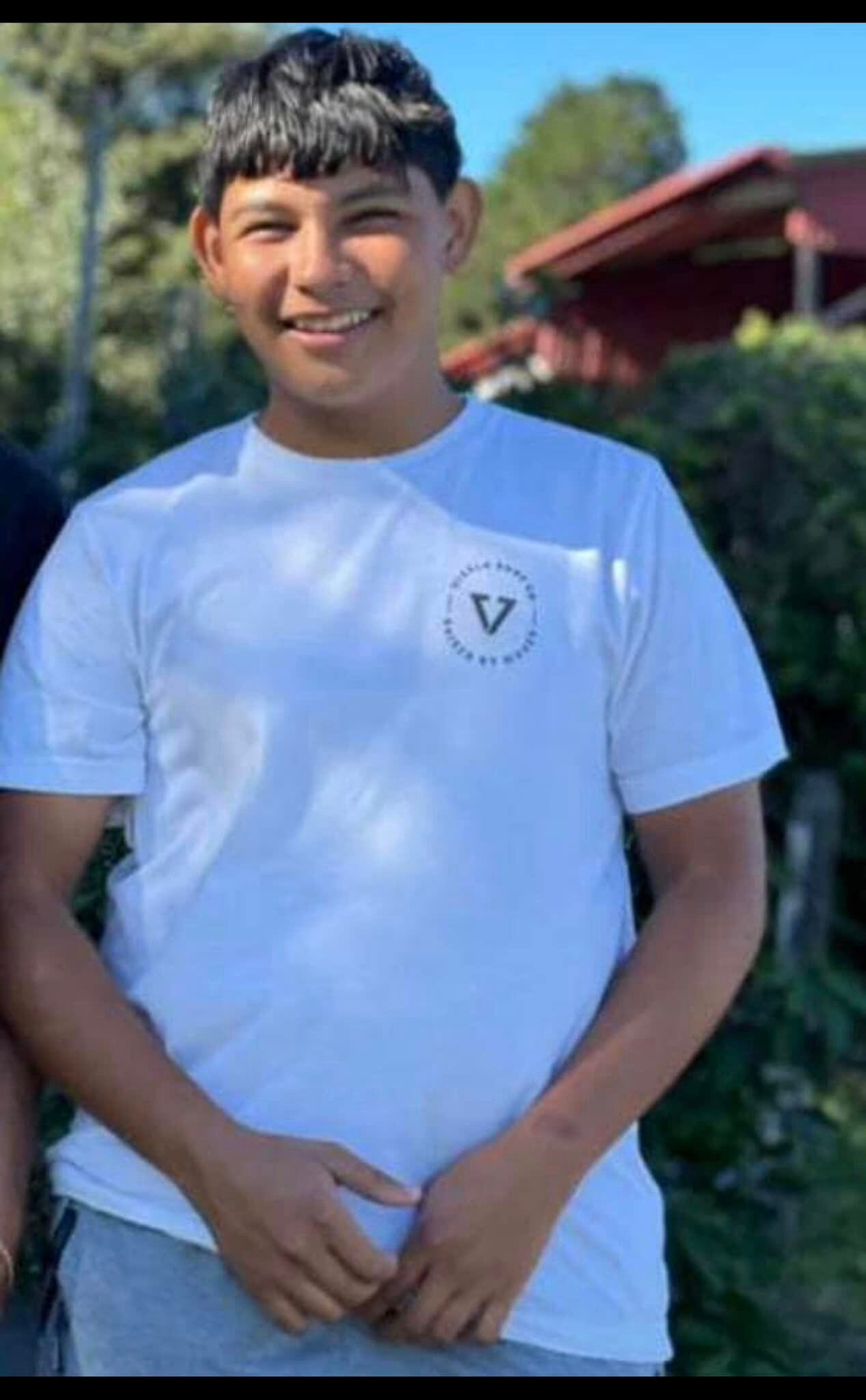 Andrey Ramírez Zúñiga, joven de 15 años asesinado en Sabanilla de Alajuela. Foto autorizada por la familia.