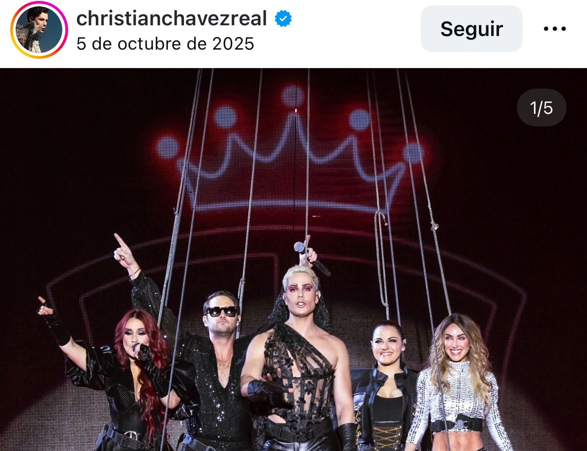 Instagram Christian Chávez