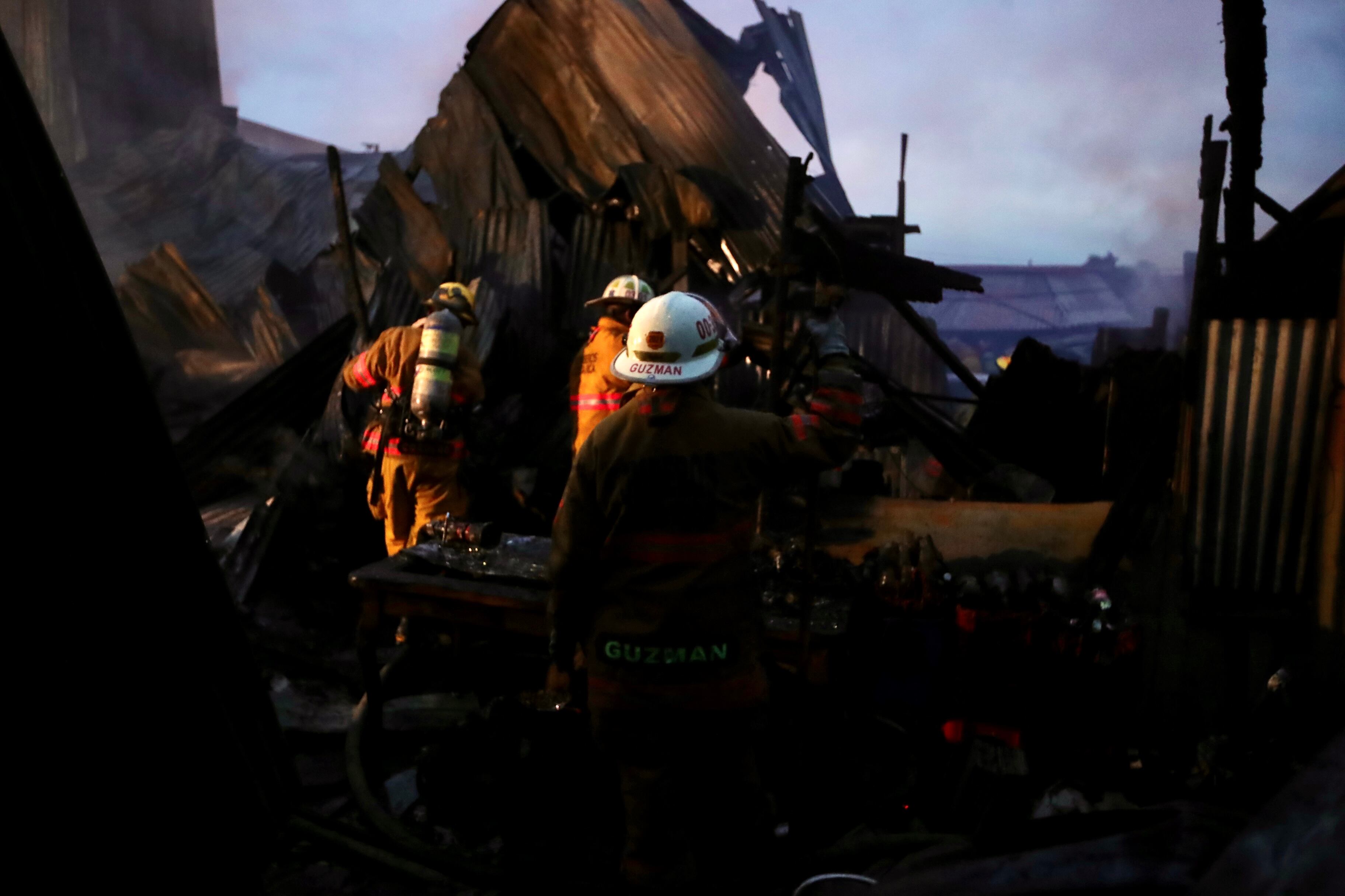 Incendio en Ipis de Guadalupe