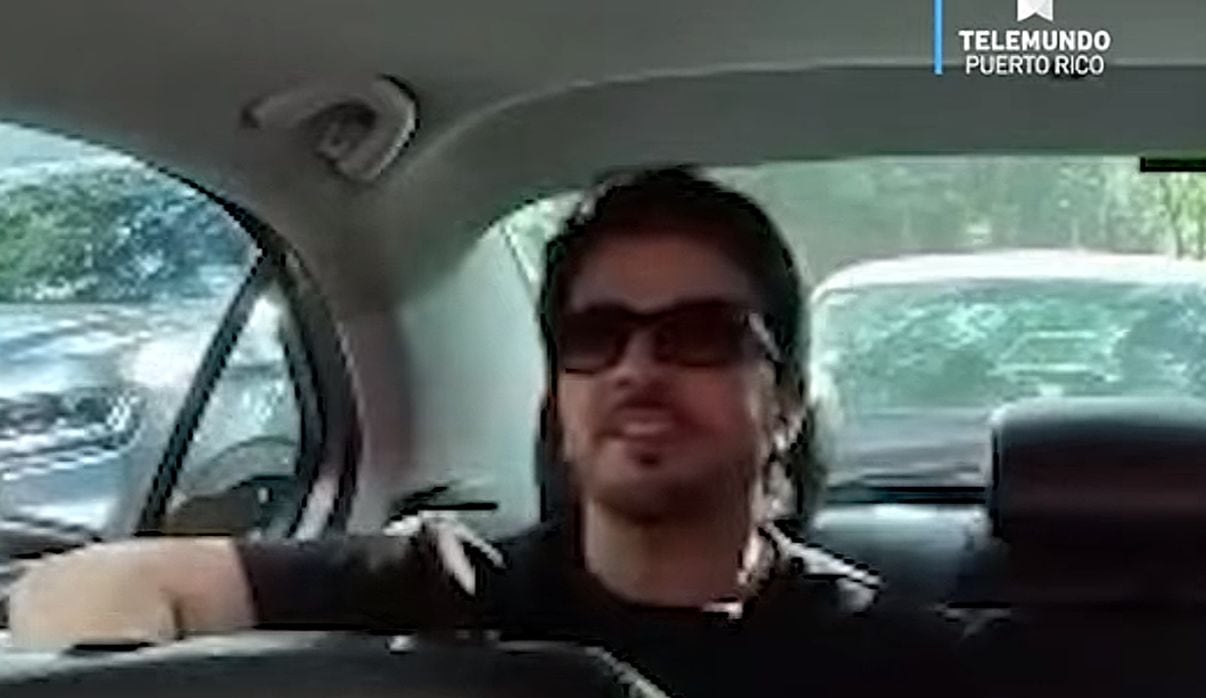 Luis Fonsi fue muy amable con el conductor.