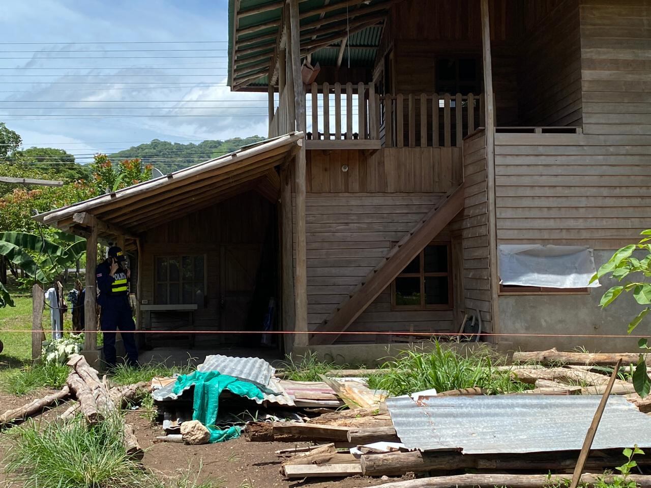 En un cuarto de esta vivienda fue hallado el cuerpo de la mujer por parte de allegados. Foto: Cortesía de Guana/Noticias.