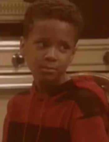 Así lucía Floyd Roger Myers Jr. en la recordada serie de 'El príncipe del rap'.