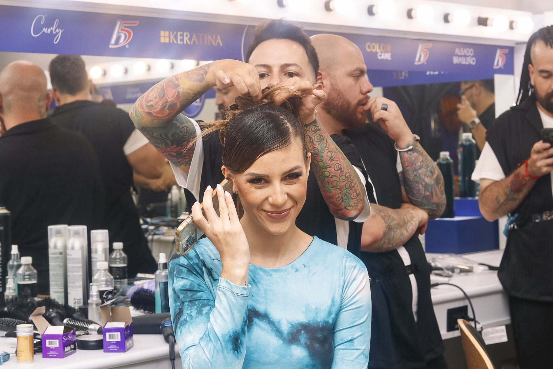 22/09/2024. Mira quién baila, Televisora de Costa Rica. Detrás de cámaras. Estudio Marco Picado. Sabana, San José. Fotografía: Lilly Arce.