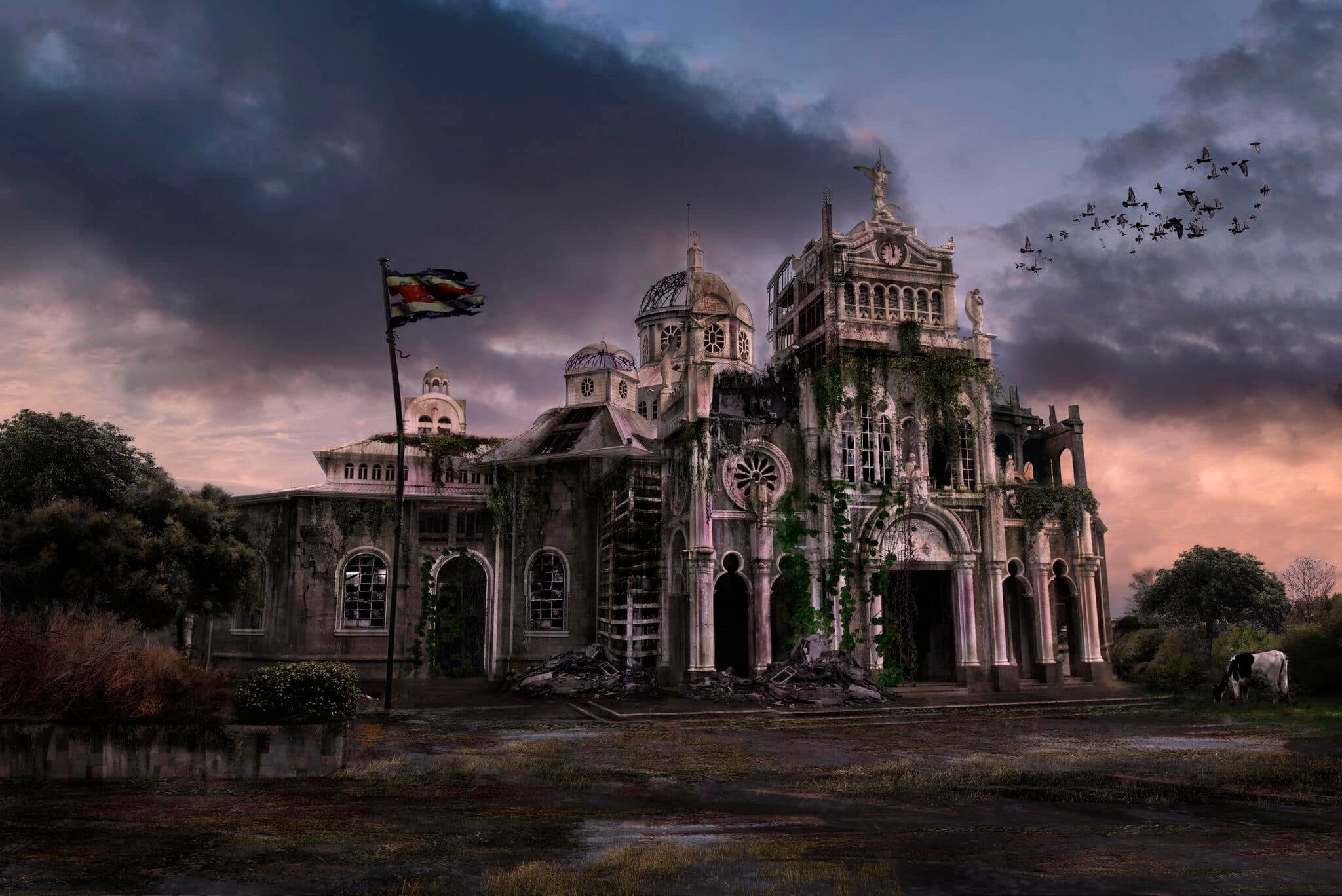 Sebastián Alba Vides es un joven cartaginés de 26 años, estudiante de ingeniería en computadoras del TEC y modificó digitalmente fotografías de diferentes lugares emblemáticos del país para hacerlos parecer abandonados tras un apocalipsis por contagio de hongos como en la serie The Last of Us.