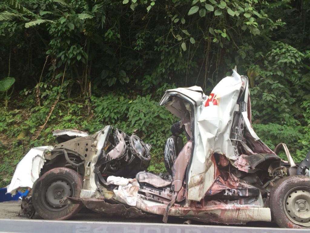 Gabriel Brenes Bermúdez, sobreviviente a choque en ruta 32. Foto cortesía.