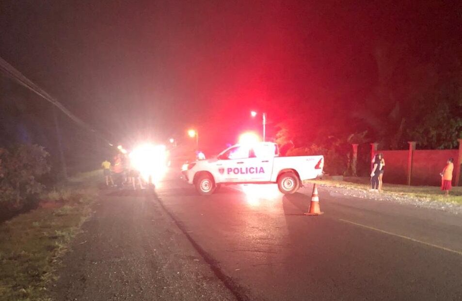 Jiménez recibió el golpe más fuertes pues viajaba de último en la fila india de ciclistas. Foto cortesía.