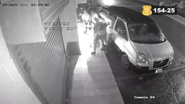 Cámara captó cómo operaba la banda de acetileno cuyo líder sigue en fuga