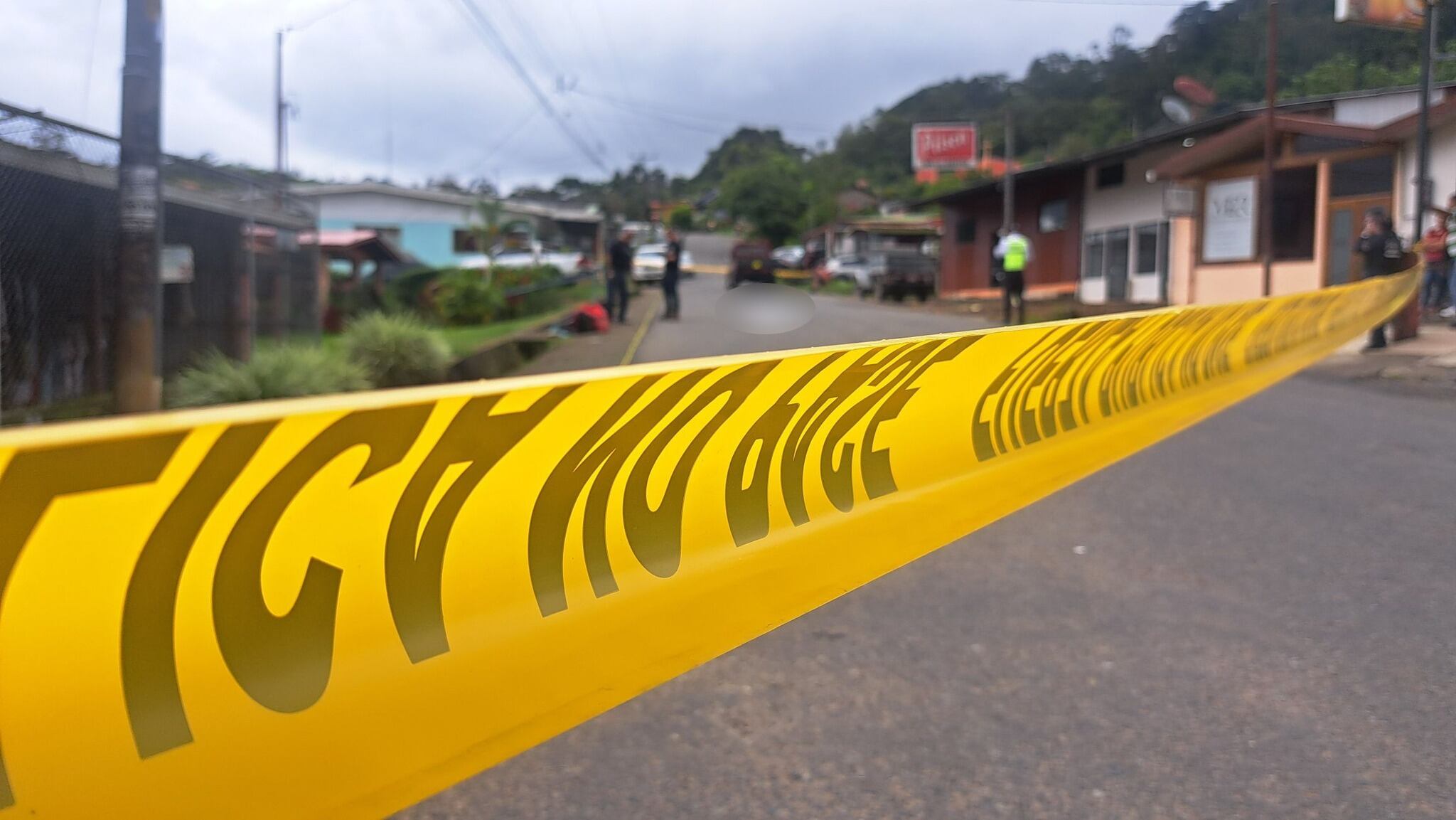 El fatal atropello ocurrió al frente del ebais. Foto TDN.