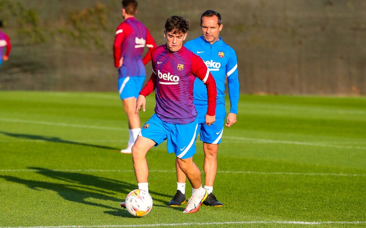 Sergi Barjuan, técnico interino del Barcelona. Twitter.