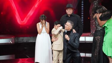 Santiago Abarca le dio este gran recuerdo a Edgar Silva al salir de Nace una estrella