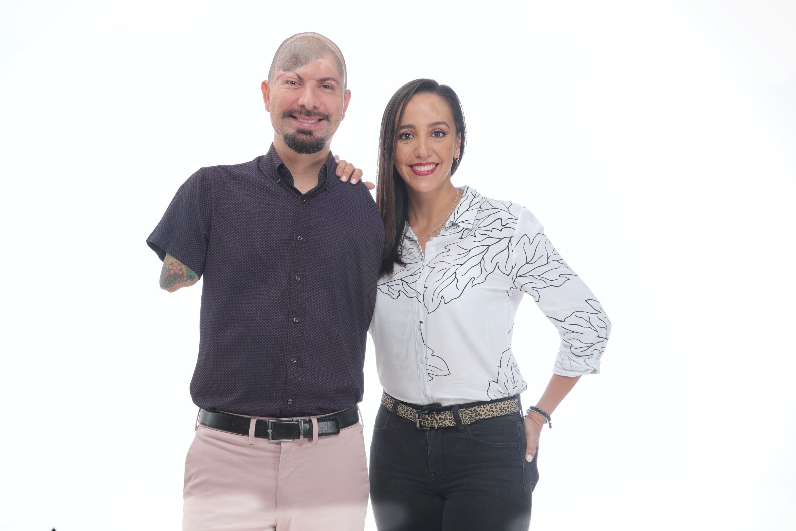 08/08/2023/ retratos de Alexander Reyes motivador personal y su esposa Rebeca Salazar / Fotografía John Durán