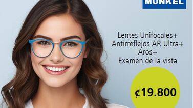 Es momento de tener anteojos nuevos con menos de ₡20 mil