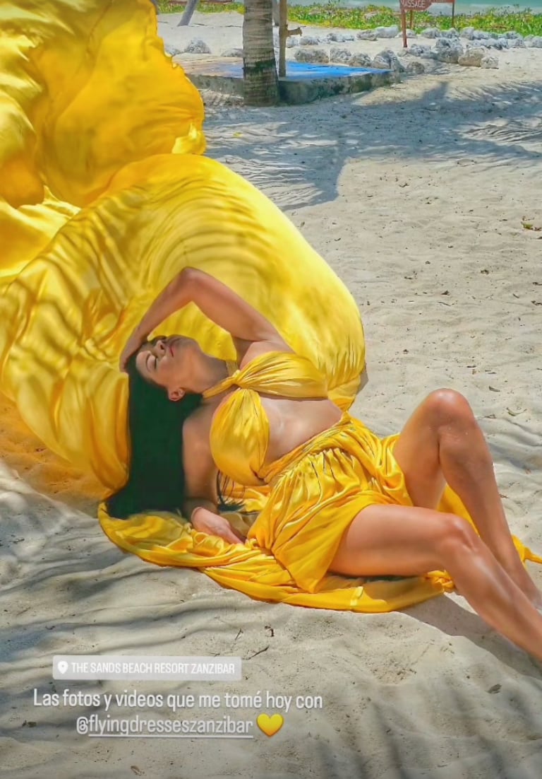 Natalia Rodríguez comparte con sus seguidores la espectacular sesión de fotos que realizó en las playas de Tanzania