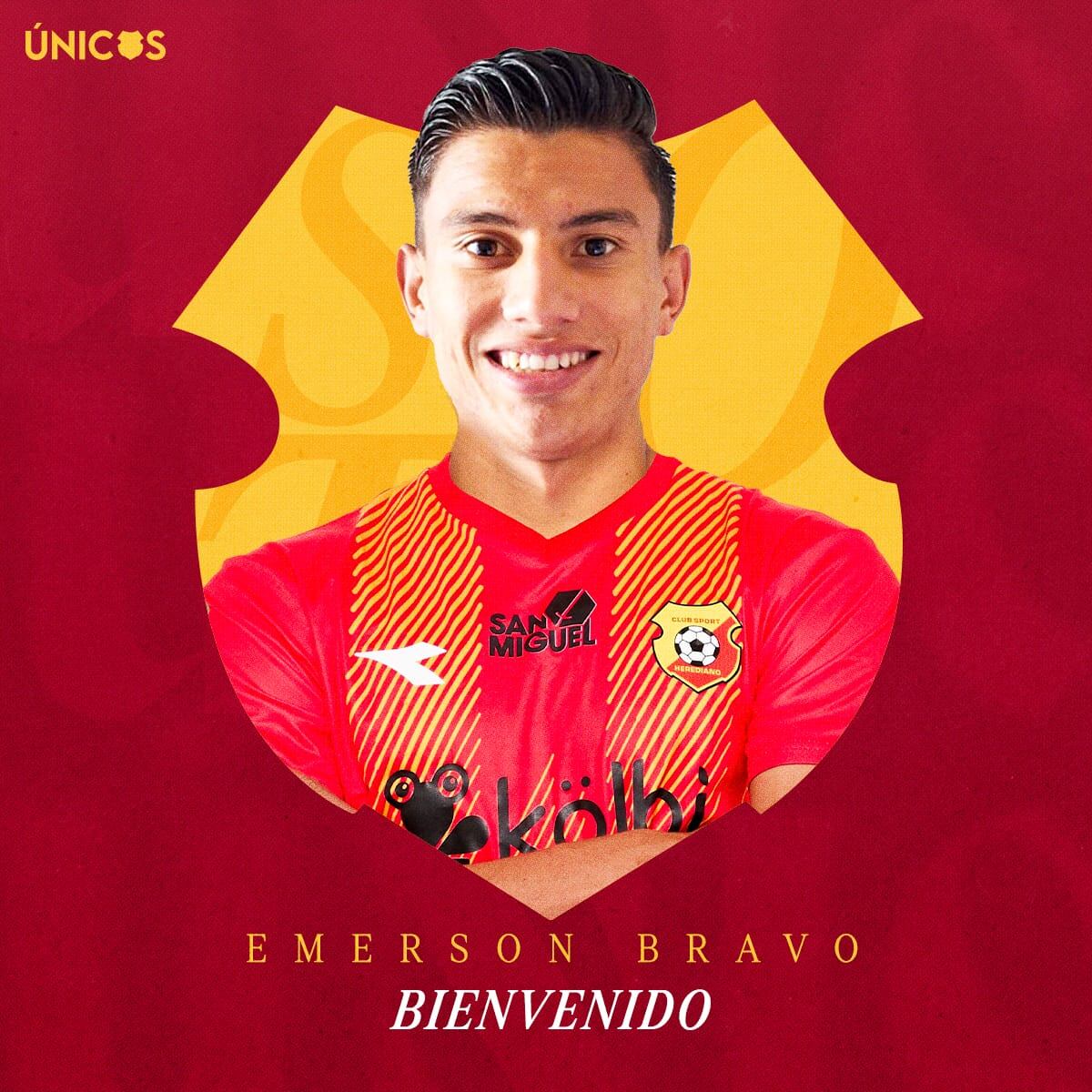 Emerson Bravo es el nuevo refuerzo del Herediano.