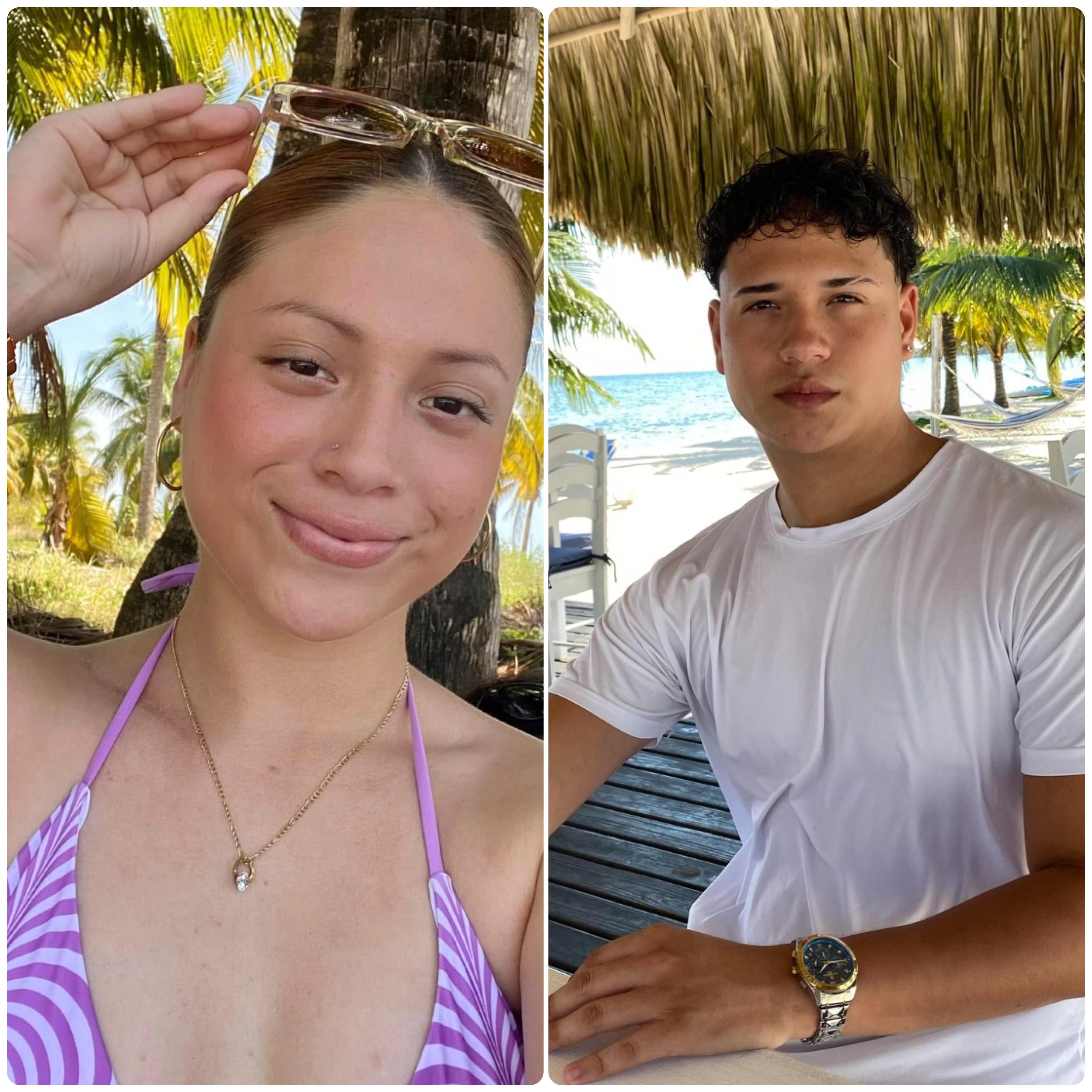 Sidney Alejandra Ruiz Montenegro y su hermano Juan David estudiaron en el 2017 en la escuela El Carmen en San Antonio de Escazú. Foto: Tomada de redes sociales