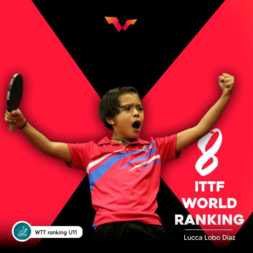 Lucca Lobo, tenis de mesa
