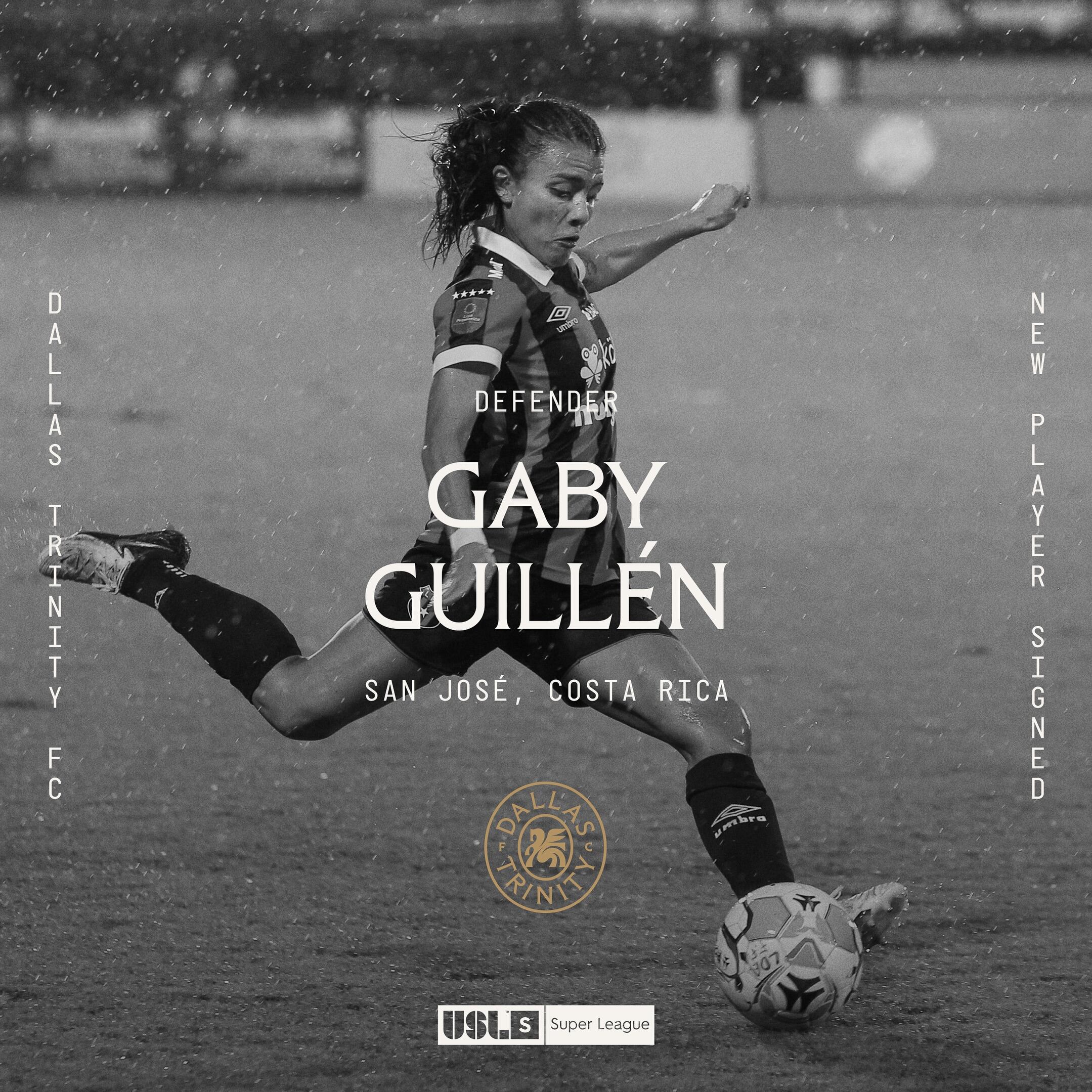 La defensora costarricense, Gabriela “Gaby” Guillén, fue presentada oficialmente como nueva ficha del Dallas Trinity de la primera división del fútbol de Estados Unidos.