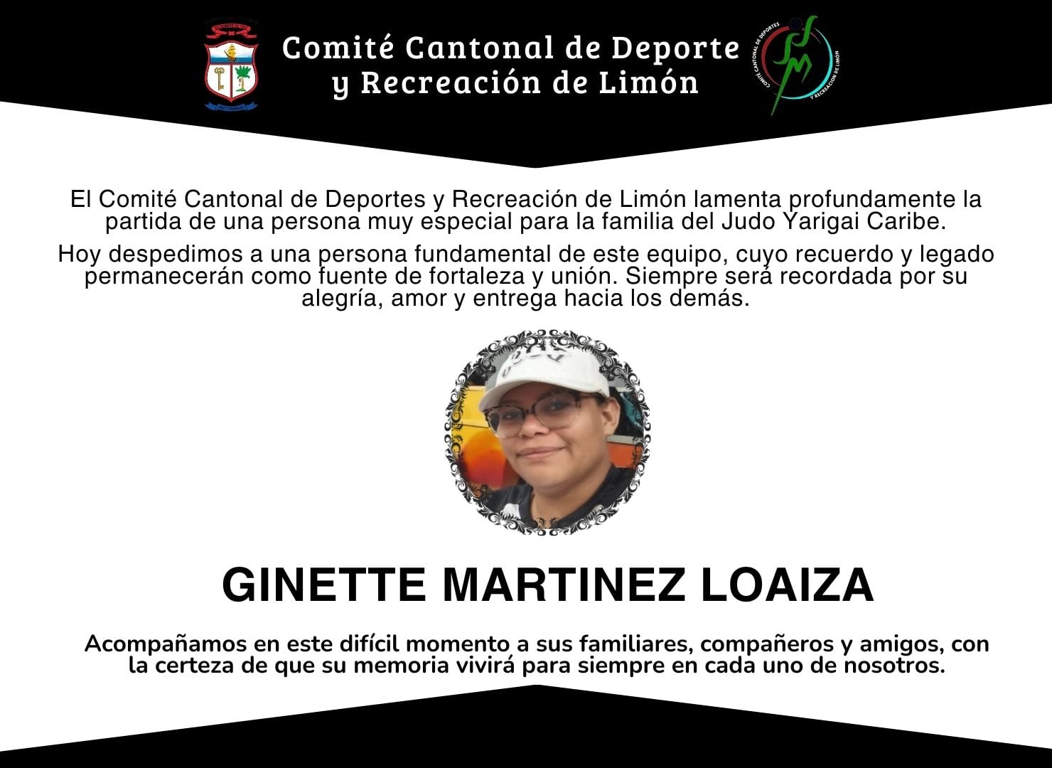 Ginette Martínez Loaiza, mujer inocente asesinada en Limón. Foto Facebook.