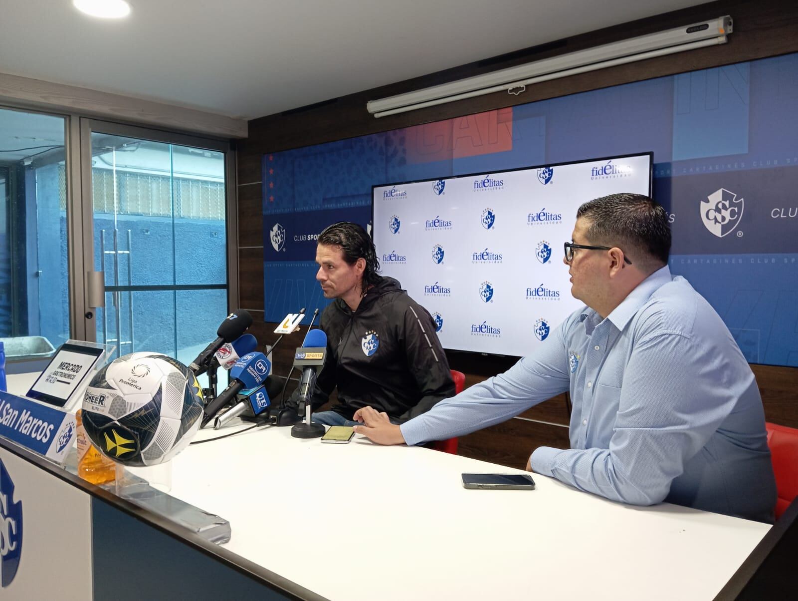 Greivin Mora, técnico de Cartaginés, conferencia de prensa, previa juego contra Herediano