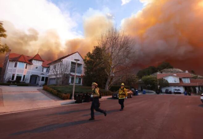 Incendio en Los ángeles