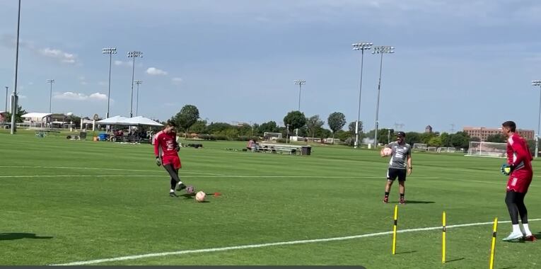 Entrenamiento Selección Costa Rica, Dallas, Copa Oro