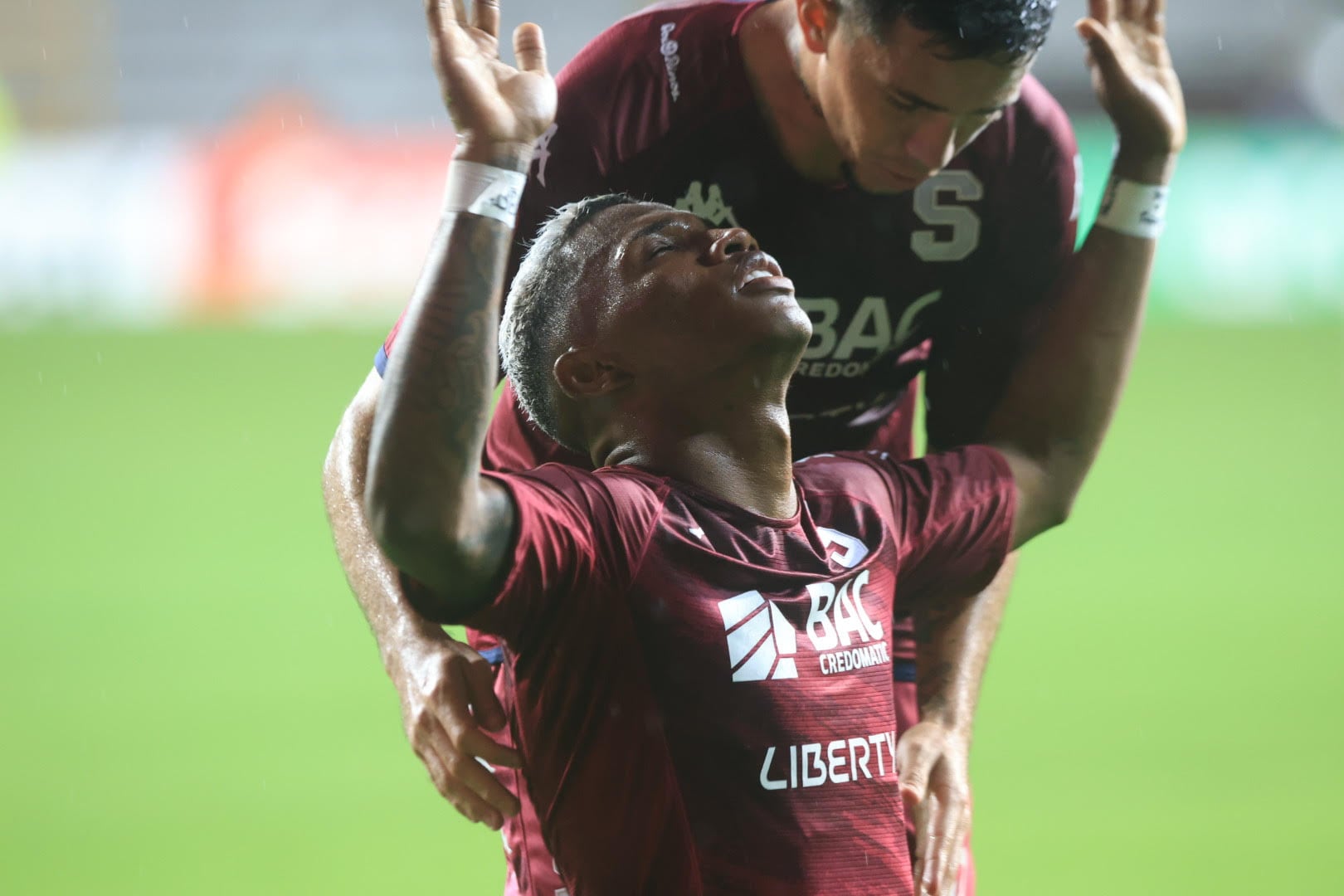 31/07/2024 Estadio Ricardo Saprissa, Tibás. El Deportivo Saprissa recibió a la Asociación Deportiva Guanacasteca, en la primera jornada de la fase de grupos por el Grupo D de la Copa Centroamericana de Concacaf.