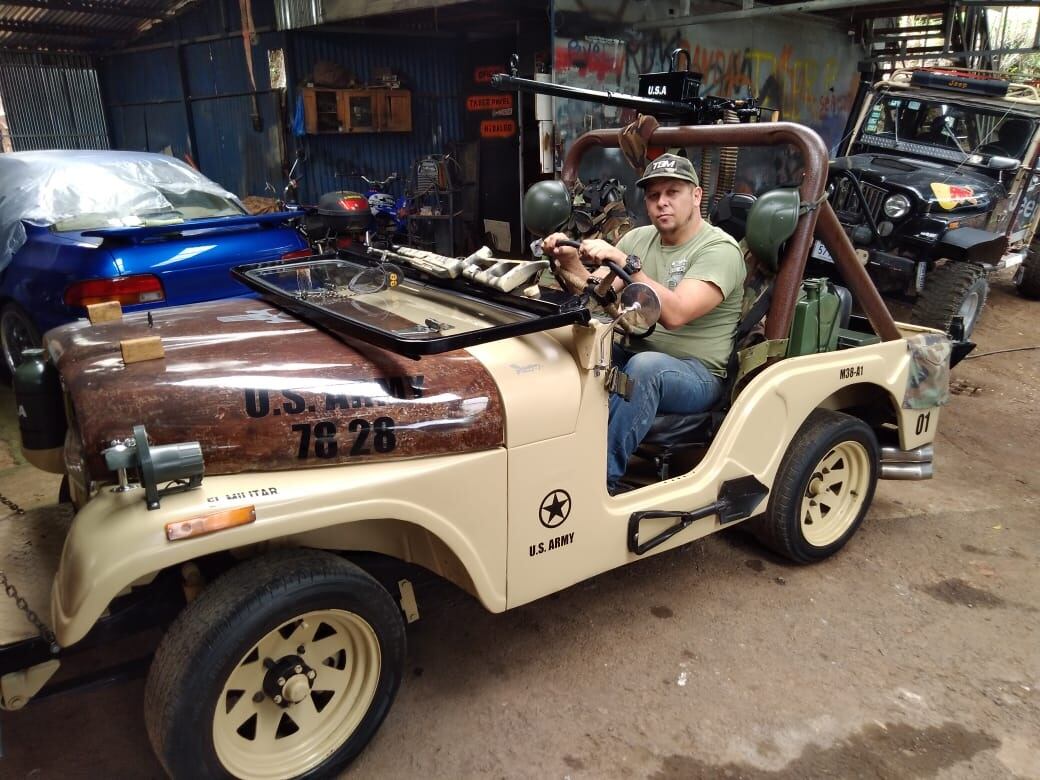 Jeep CJ5 del año 53 propiedad de Pavel Hidalgo. Cortesía.