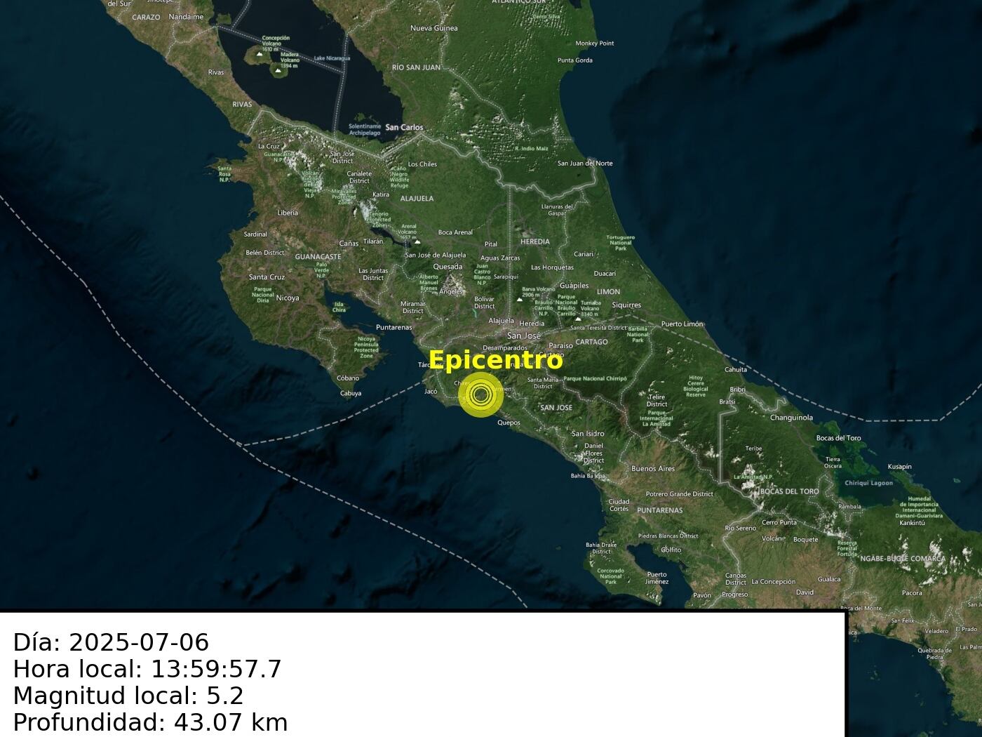 Según Ovsicori, el temblor fue de 5.2.