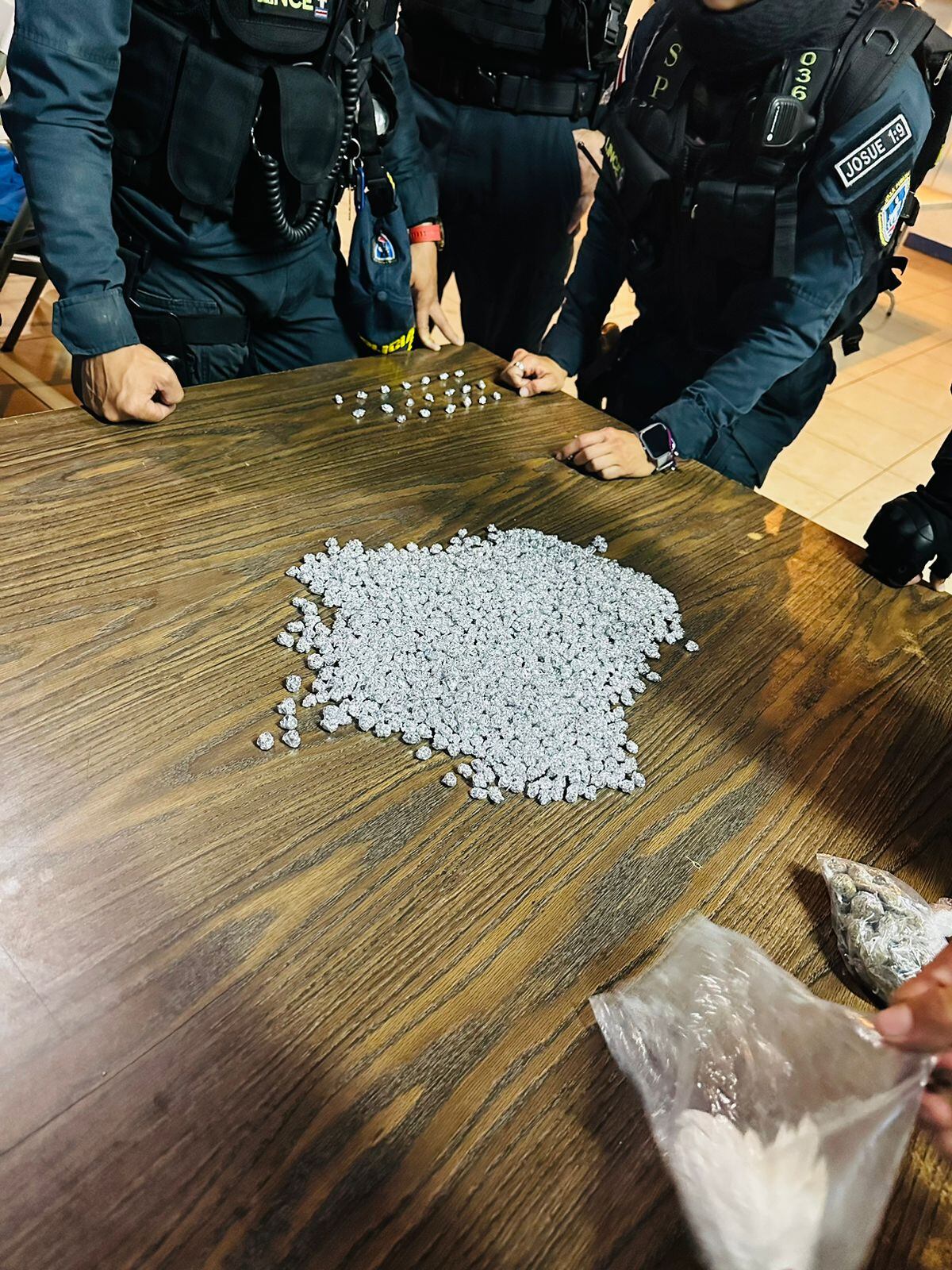 El decomiso se realizó en el sector de Torremolinos, en calle Fallas. Foto MSP.