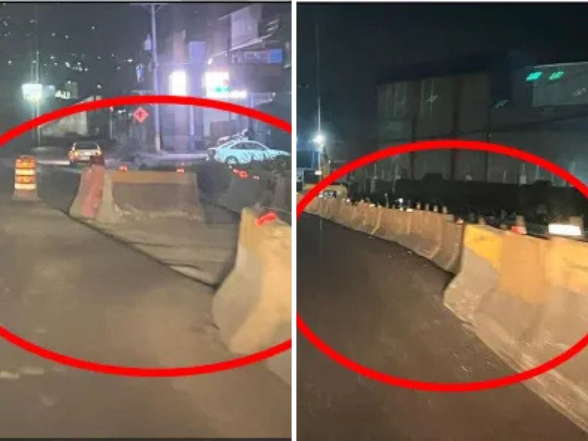 En su informe, la Auditoría Interna del MOPT mostró fotografías de los riesgos que se pueden encontrar en la vía.