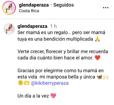 Kiki Berry, Glenda Peraza