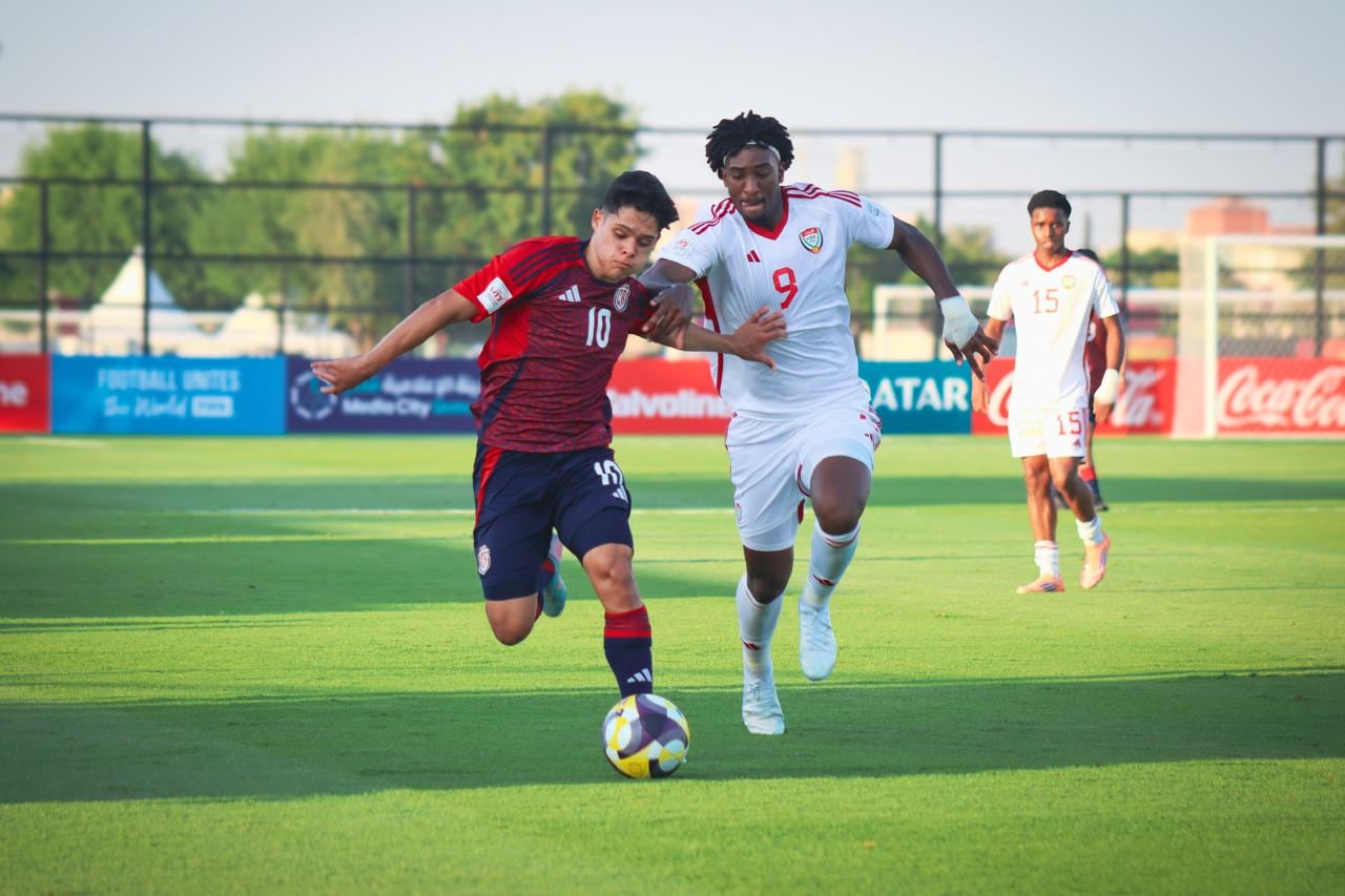 Gabriel Sibaja
Selección Nacional Sub 17
Mayed Adel, Catar (9)
Mundial de Catar 2025
Herediano
3 de noviembre del 2025
Fotografía: Fedefutbol