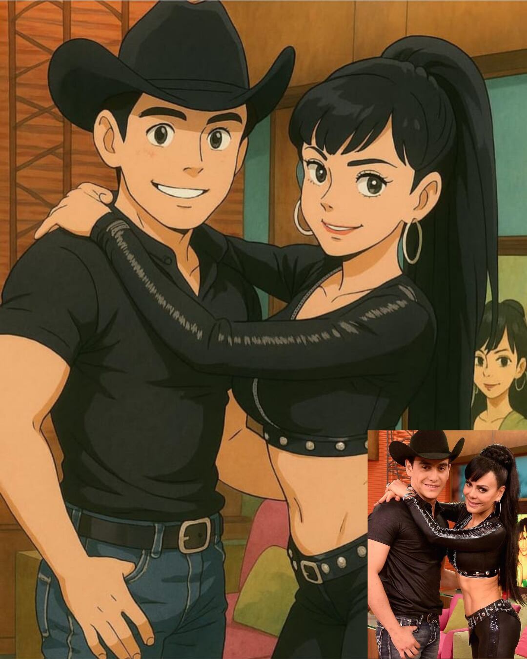 Maribel Guardia y su hijo Julián Figueroa.