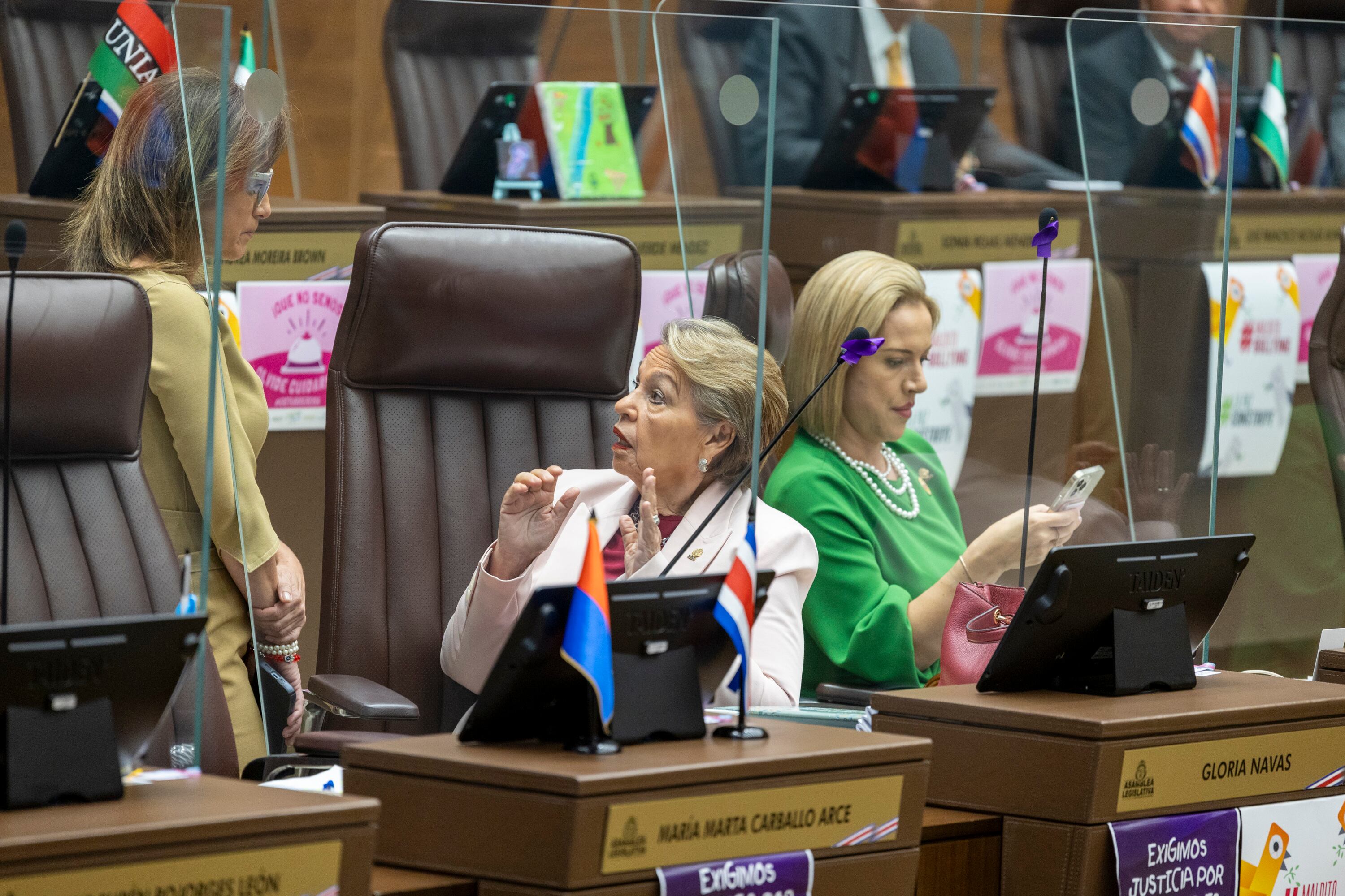 16/10/2024, San José, Asamblea Legislativa, entrevista con la diputada Andrea Alvarez.