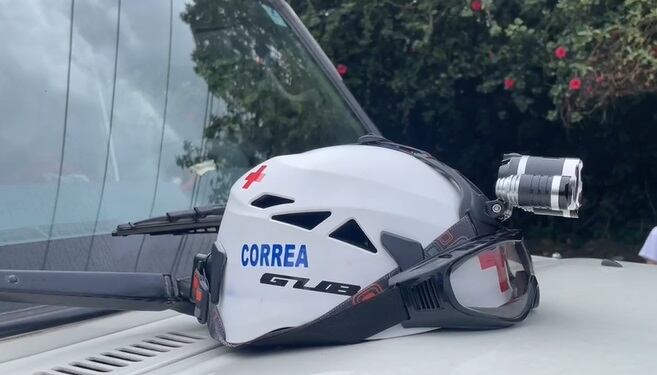 Funeral del cruzrojista Minor Correa Pereira. Foto Cruz Roja.