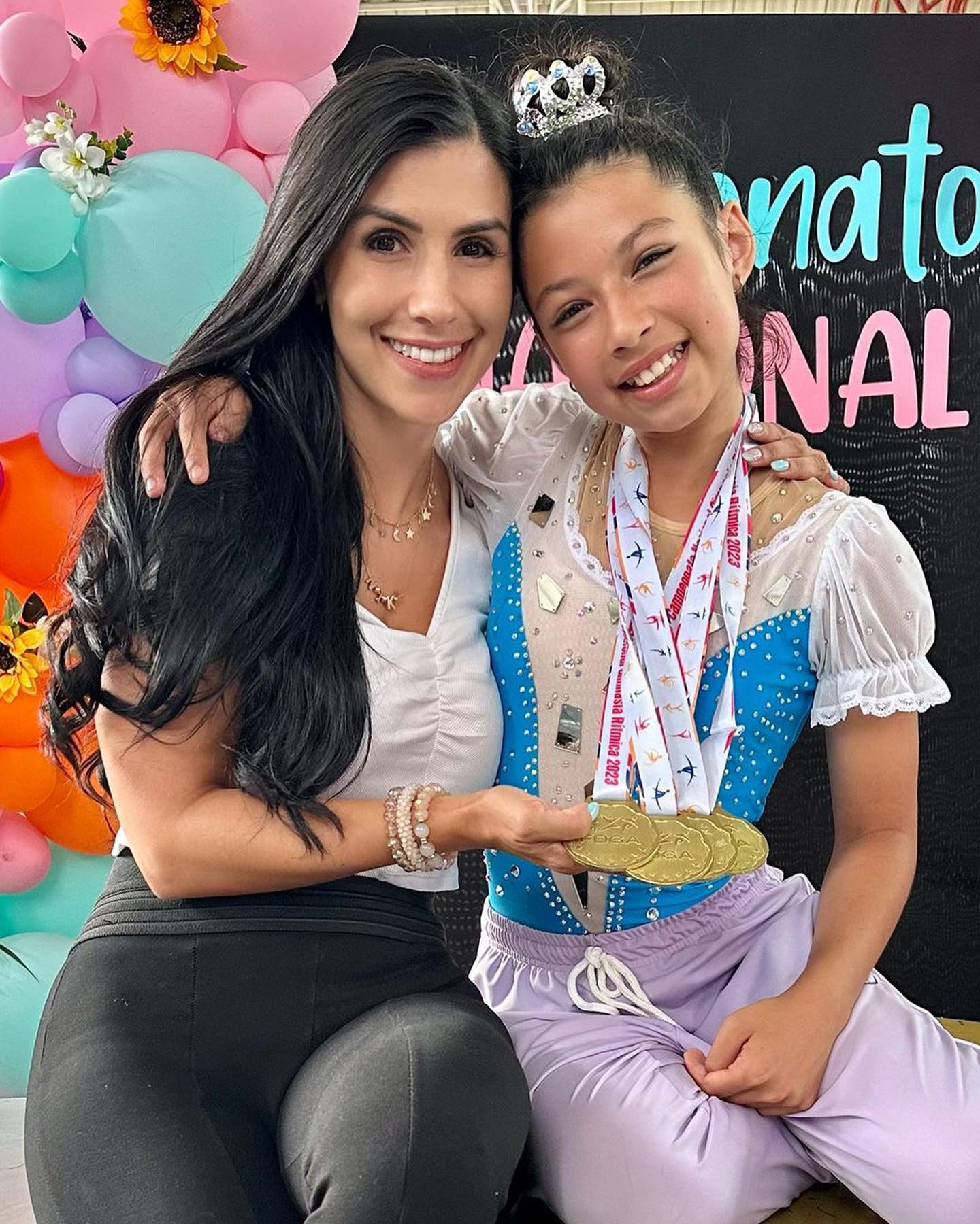 Nicole Aldana y su hija Mía Montero. Instagram