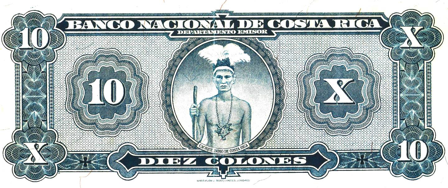 El Banco Central de Costa Rica, que desde 1950 se encarga de emitir los billetes y monedas de circulación nacional, jamás ha tomado la decisión de poner el rostro de un representante de nuestros indígenas en los billetes que usamos todos los días los ticos.