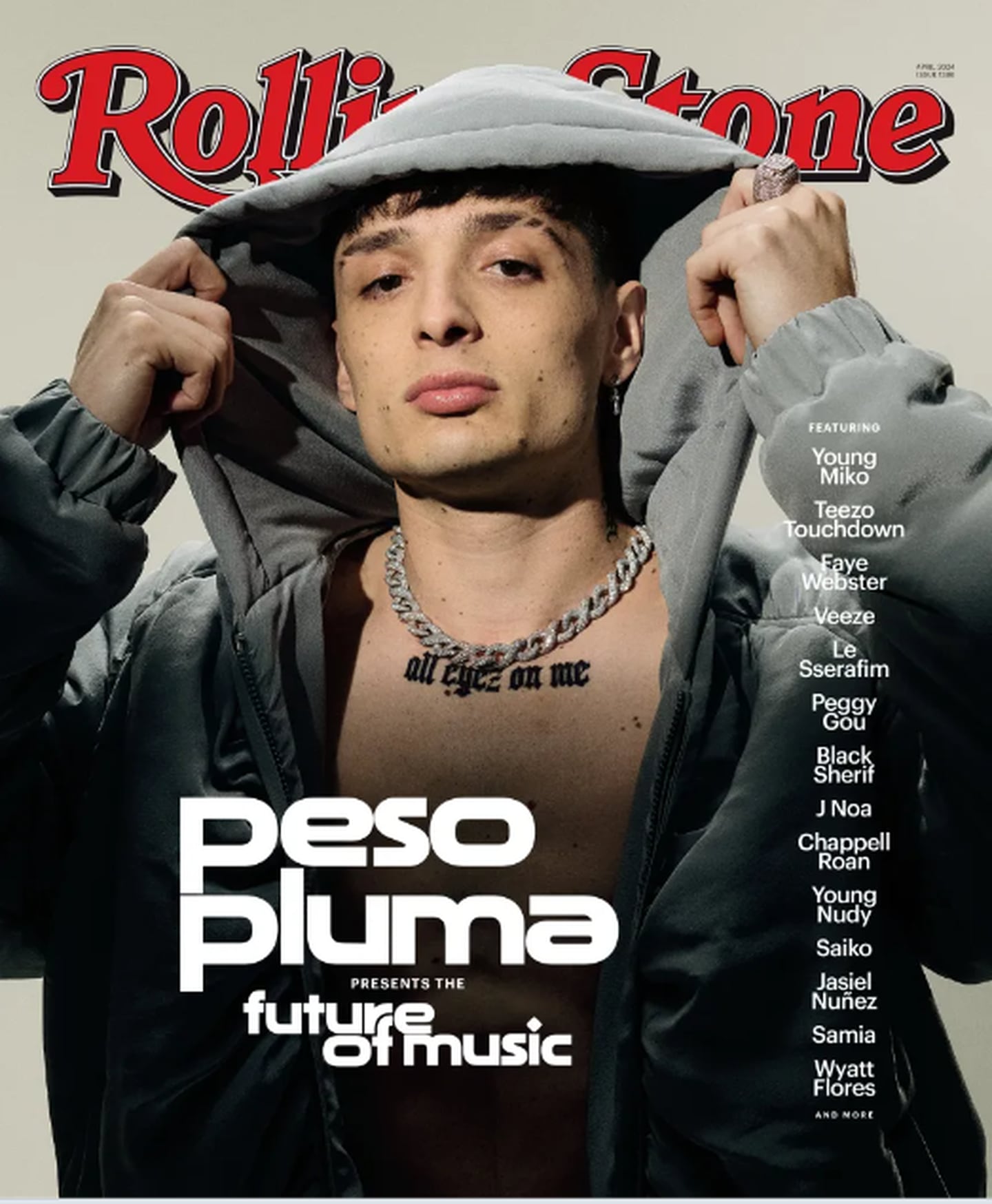 La revista 'Rolling Stone' afirmó que el mexicano Peso Pluma llegó a revolucionar la música mexicana y la industria internacional.