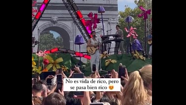 Video: Periodista tica asistió a histórico concierto este domingo en España