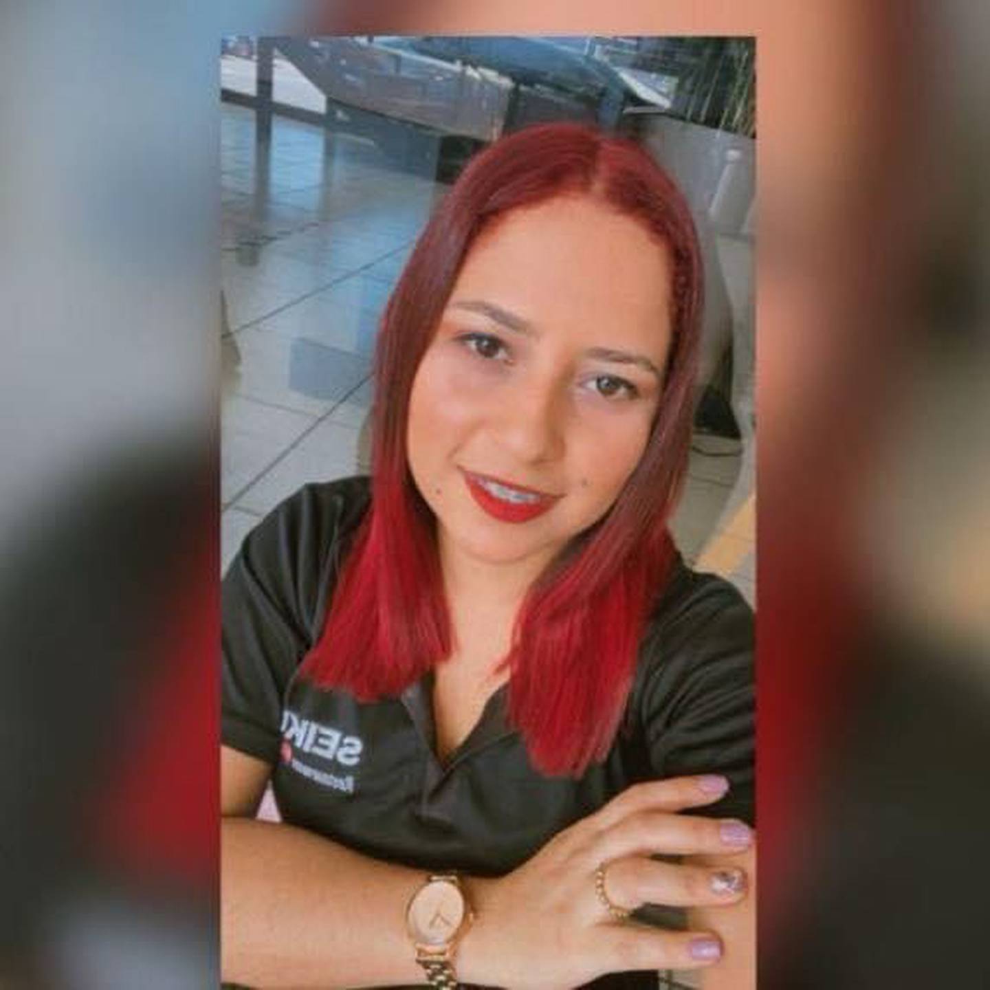 Rosa Centeno Ponce, de 24 años, desapareció cuando iba para el trabajo al que nunca llegó en Cenada, Heredia. Foto: Juana Ponce para La Teja