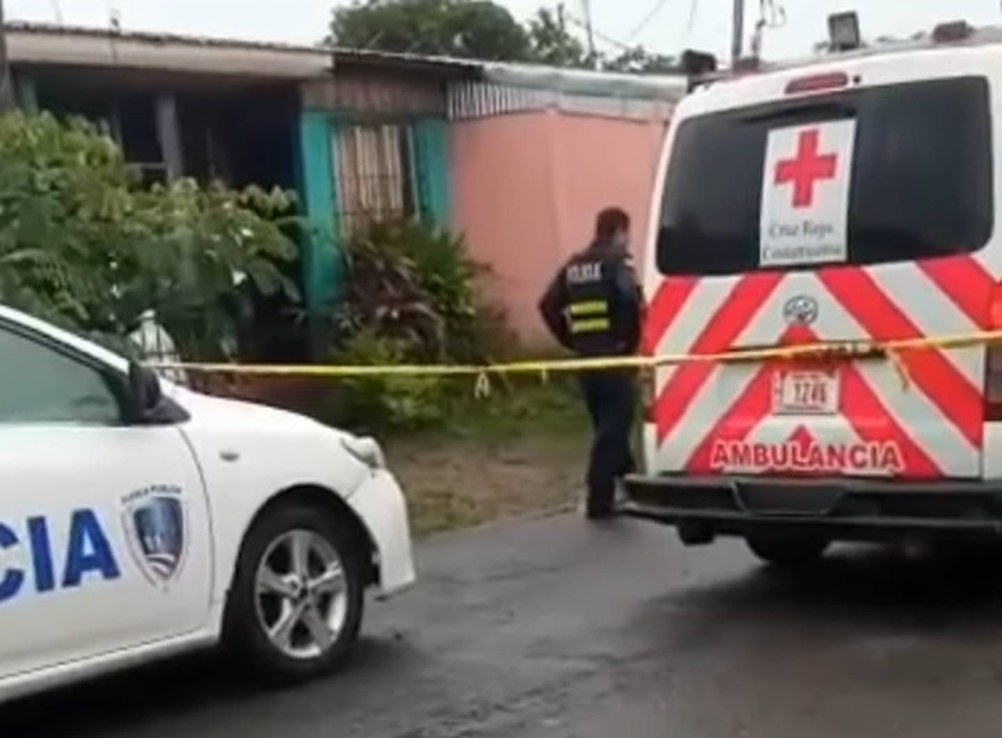 Homicidio en Cañas, Guanacaste. Foto Guana Noticias.