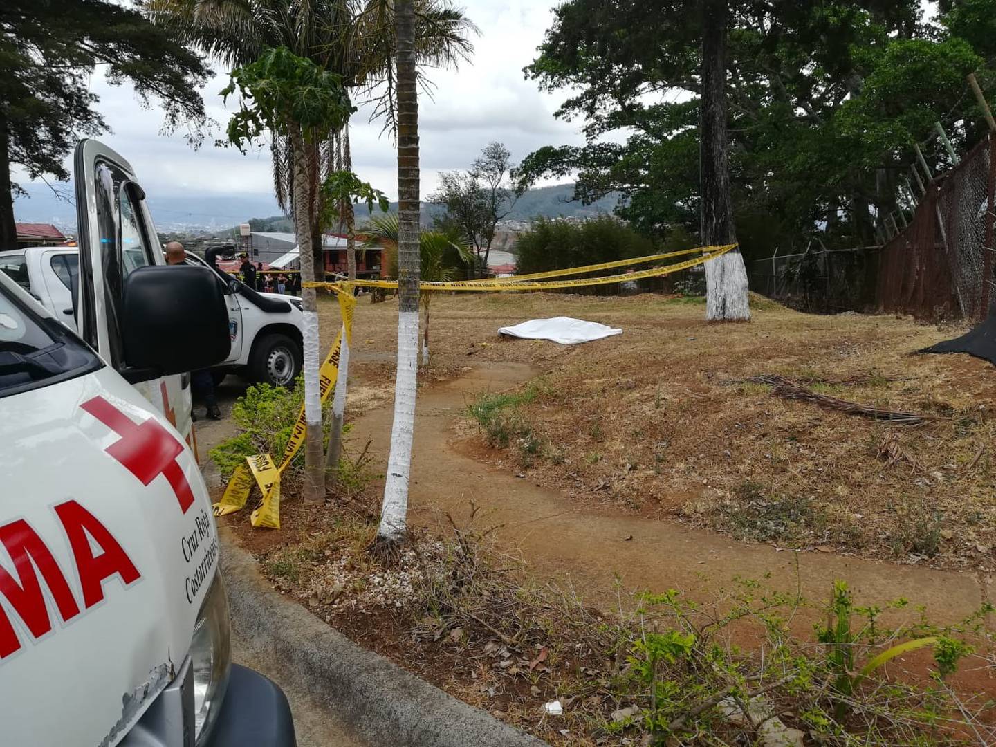 Hombre es asesinado en Higuito de Deamparados. Foto cortesía.