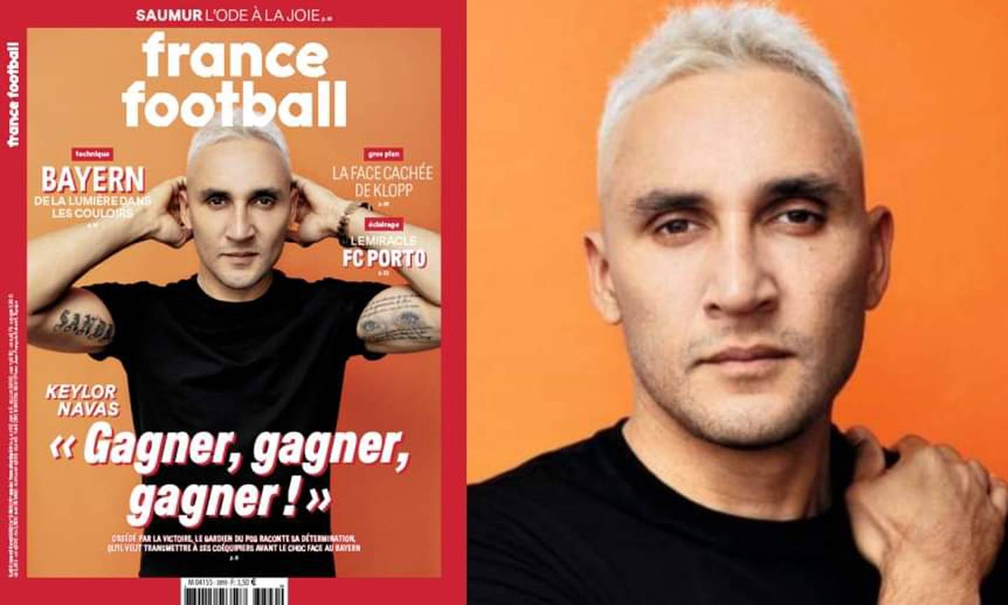 Keylor Navas, portada de la France Football