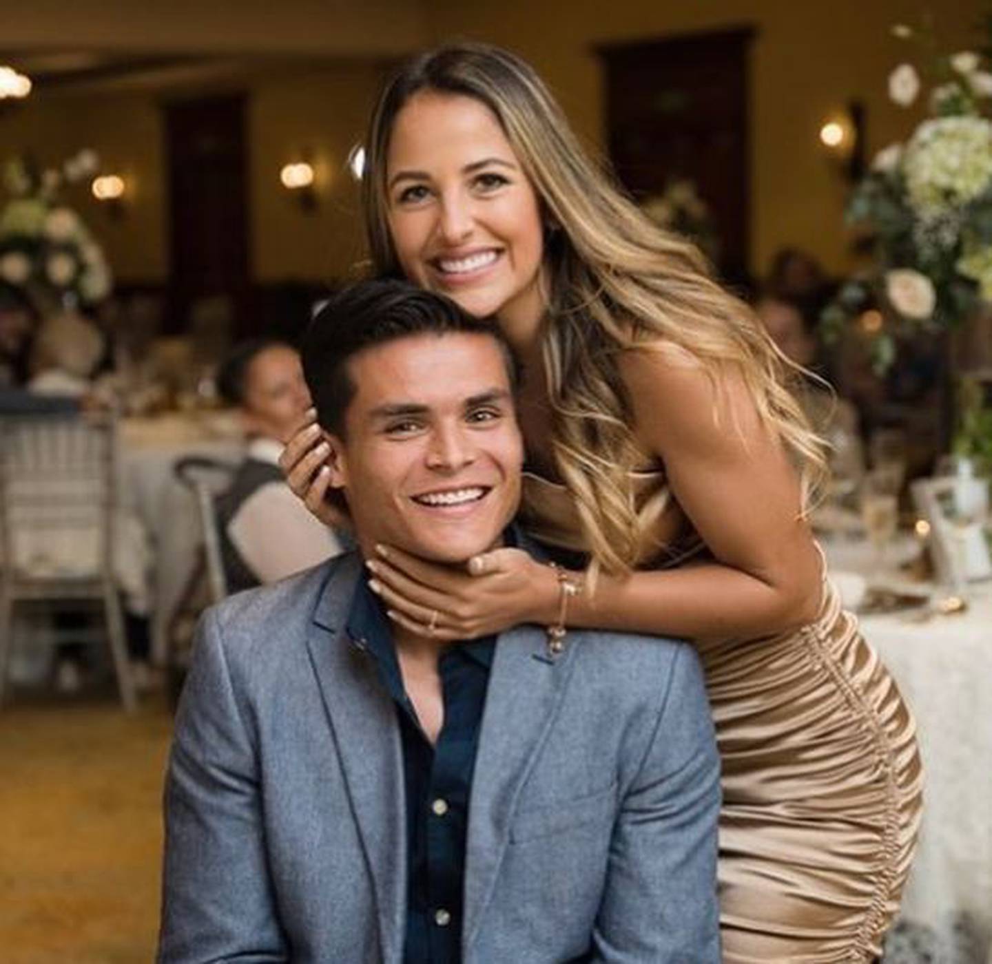 Francisco Rodríguez y su prometida, Lina Arciniegas. Instagram.