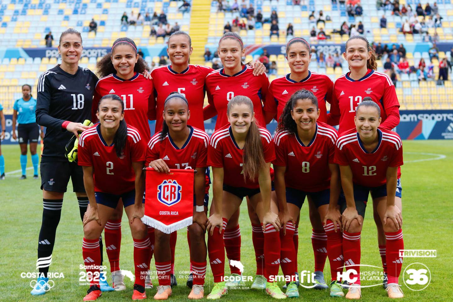 Selección femenina Costa Rica. Foto: Prensa CON