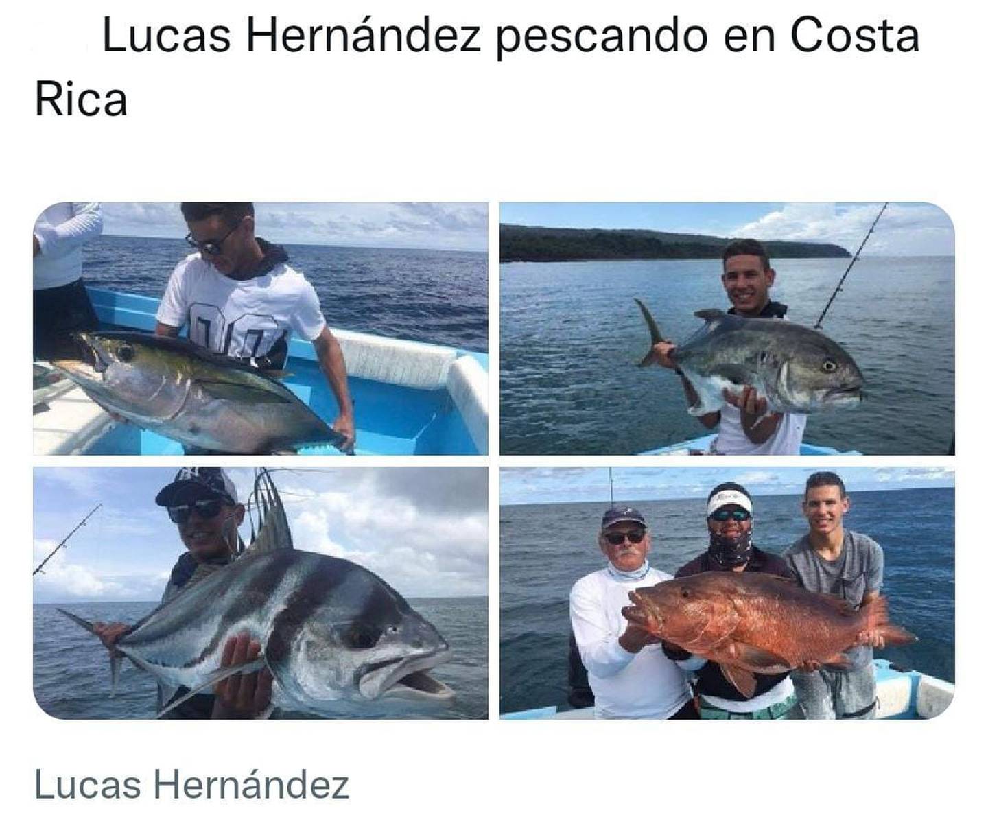 Lucas Hernández y su abuelo visitaron Costa Rica en el 2016