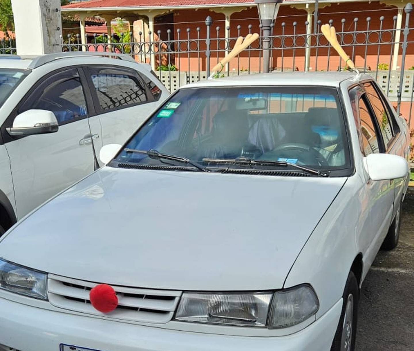 Carros decorados en Navidad