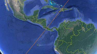 (Videos) Siga la ruta del cohete chino fuera de control... A las 7:43 p.m. pasó por Costa Rica